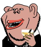 arm bowtie clothes glass hand open_mouth smile subvariant:impish_amerimutt suit tuxedo variant:impish_soyak_ears wine // 562x638 // 188.6KB