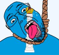 ack crown dead flag flag:ulyanovsk_oblast glasses hair hanging oblast open_mouth rope russia skin soyjak stubble suicide teeth tongue transparent transparent_background ulyanovsk_oblast variant:bernd white yellow_teeth // 768x719 // 77.1KB