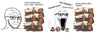 afghanistan boycott brown_skin egypt flag:palestine free_palestine gaza genocide israel middle_east palestine queers_for_palestine syria variant:excited_soyjak variant:impish_soyak_ears variant:soyak // 2294x800 // 328.6KB