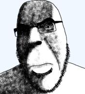 glasses looking_at_you mouth_closed ominous shadow stubble variant:cobson // 721x789 // 88.6KB