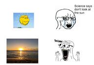 2soyjaks beach beard bloodshot_eyes comic crying drawn_background eyes_popping glasses hand hands_up irl_background looking_in_distance looking_to_the_right open_mouth science soyjak stretched_mouth stubble subvariant:waow subvariant:wholesome_soyjak sun sunset text tongue variant:gapejak variant:soyak waow yellow_teeth // 1304x912 // 489.2KB