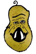 animated baby deformed food fruit mustache pear smile soyjak subvariant:jacobson variant:a24_slowburn_soyjak // 296x444 // 542.4KB
