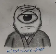 blur_tool drawing eyes gel_pen hair obsession paper subvariant:lawrence text variant:markiplier_soyjak yokai // 1481x1423 // 957.2KB