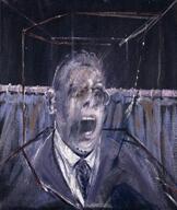 art artfag background blur canvas clothes cobson_face ear francis_bacon glasses hair open_mouth painting soy soyjak suit suit_and_tie teeth teeth_showing variant:cobson variant:unknown // 404x480 // 48.7KB