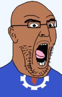 bald egypt fire flag flag:suez gear glasses governorate hair merge open_mouth soyjak stubble suez tongue variant:imhotep // 529x832 // 28.7KB