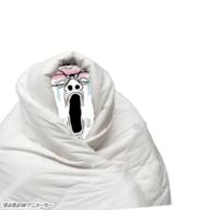 animated blanket blush closed_eyes comfy crying glasses open_mouth poyopoyo poyunpoyun soyjak stubble variant:reaction_soyjak // 379x400 // 2.2MB