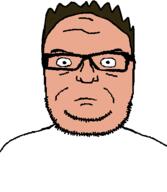 brown_hair cartoon closed_mouth glasses hair hank_hill king_of_the_hill serious soyjak stubble variant:seriousjak white_skin // 453x520 // 18.2KB