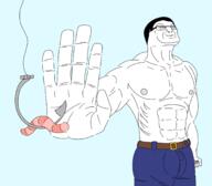 artist:entiral bait muscular_male soyjak subvariant:muscular_chud variant:chudjak // 1779x1553 // 424.7KB