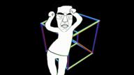 animated black_background caramelldansen closed_eyes dance tesseract variant:chudjak // 1920x1080 // 2.6MB