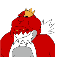 dragon fat feathers red_skin variant:meximutt white_background yellow_teeth // 1280x1280 // 170.2KB