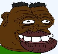 amphibian black_skin clothes ear frog green_shirt hair lips nas:pepe nas:tyrone nigger pepe_the_frog subnas:big_nigger_lips teeth template // 750x700 // 20.9KB