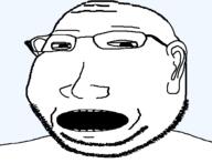 bald glasses open_mouth shocked stubble subvariant:massjak variant:gapejak white_skin // 600x459 // 9.7KB