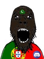 big_head big_mouth big_nose black_skin chud_(boorufag) chud_(soybooru) discord gape glasses islam kai_cenat kaicenat low_quality nigger nuvariant nuvariants portugal stubble variant:kai_cenat wrinkles // 398x529 // 60.5KB