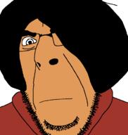 closed_mouth glasses hair hoodie indonesia indonesian maya_(ongezellig) ongezellig red_shirt stubble variant:cobson // 708x746 // 33.1KB