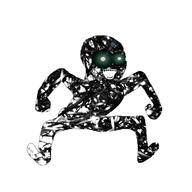 arm black_skin diamond full_body glowing glowing_eyes hand leg monkey_dance open_mouth soyjak subvariant:soyak_(crazed) thougher variant:soyak white_background // 1200x1200 // 439.8KB