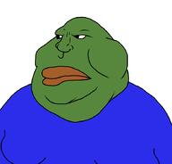 bald clothes eyebags fat frog green green_skin lips meximutt pepe soyjak variant:meximutt // 888x849 // 21.3KB