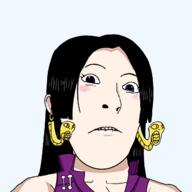 blue_eyes blush boa_hancock breasts earring hair lip_biting one_piece snake subvariant:female_cobson subvariant:hornyson variant:cobson // 1280x1280 // 304.9KB