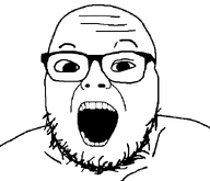 glasses happy open_mouth soyboy stubble subvariant:wink variant:joejak wrinkles // 700x600 // 11.1KB