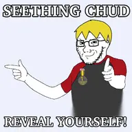 award badge blond celtic celtic_fc chud english_text football glasses hair hand nate pointing rangers rangers_fc seething smile smirk smug soccer soyjak_party stubble subvariant:soyak_(smug) text variant:soyak yellow_hair // 1100x1100 // 318.0KB