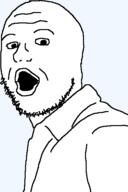 clothes dsiu open_mouth soyjak stubble variant:joeljak // 384x574 // 8.6KB