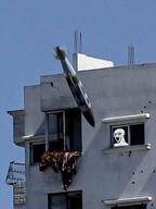 apartment beard bomb building crying glasses irl open_mouth red_eyes variant:soyak // 1125x1499 // 207.1KB