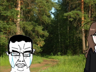 agartha agarthan alcohol blush bosnia clothes crying glasses hair happy irl_background maga maga_hat meta:op_is_a_gringo_looking_for_trouble_for_adding_less_than_5_tags meta:op_is_a_shalala_for_not_adding_a_variant_tag_and_if_you_delete_this_tag_youre_a_subhuman_who_goons_to_'p_mustard sad smile sonnenrad subvariant:chudjak_front subvariant:pol_face variant:chudjak variant:soyjak woman // 768x576, 14.4s // 2.3MB