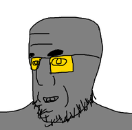 glasses smile soyboy stubble terry_davis variant:holyjak wrinkles // 1067x1050 // 9.8KB