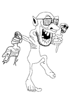 angry chicken clayfighter clayfighter_63⅓ evil glasses houngan_(clayfighter) mouth mouth_open nintendo_64 retarded skinny skull soyjak stubble ugly ugly_bastard variant:dumb_fucking_wigger_nobody_will_use // 1000x1247 // 71.3KB