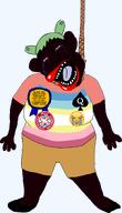 4chan ack anime award black_skin bloodshot_eyes crying crying_emoji flag:minor_attracted_person flag:transgender_pride_flag hair hanging map_(pedophile) pedophile pol_(4chan) queen_of_spades rope slopjak spade subvariant:ackmutt tranny variant:bernd yotsoyba 😭 // 1375x2392 // 480.1KB
