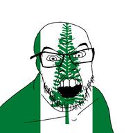 angry country flag flag:norfolk_island glasses jacksepticeye looking_at_you mustache norfolk_island open_mouth soyjak stubble teeth variant:feraljak youtube // 1500x1500 // 46.0KB