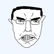 angry glasses hair subvariant:pol_face teeth template variant:chudjak white_skin // 600x600 // 9.0KB angry glasses hair subvariant:pol_face teeth template variant:chudjak white_skin // 600x600 // 9.0KB