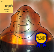 35 award bottle bromine gas series:elemental_mutts variant:meximutt // 888x849 // 1.1MB