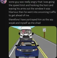 2soyjaks angry bald car crying glasses hair meta:jewtuber_stole_it_from_xitter meta:stolen_from_jewtuber nas:nordic_chad nordic_chad red_skin road seething soyjak speed_limit stretched_mouth stubble subvariant:chudjak_front variant:chudjak variant:impish_soyak_ears variant:soyak white_skin woman // 791x800 // 35.4KB