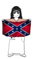 beanie blue_eyes brown_shirt confederate confederate_flag flag glasses hair soy soylent variant:soytan white_skin // 966x1722 // 744.3KB