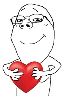 bald breasts female glasses heart holding_heart holding_object meta:template series:foidjaks smile subvariant:gapejak_female subvariant:wholesome_soyjak template variant:gapejak // 676x1021 // 158.3KB