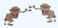 beard brown_skin caca chimp_out chimpanzee chimpout ear glasses hairy monkey nigger nostrils poop sharp_teeth shitflinger sperg stink_lines stinky teeth throwing throwing_shit tongue two_soyjaks variant:monkeyjak yellow_sclera // 1950x943 // 280.8KB