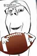ai_generated football smile subvariant:wholesome_soyjak variant:gapejak wholesome // 1080x1646, 9.3s // 4.0MB
