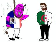 algeria brown_skin france nigger sandnigger soyjak variant:shotjak white_hair white_skin wojak // 3332x2504 // 3.1MB