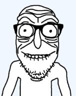 biting_lip glasses stubble variant:rickjak // 829x1043 // 22.2KB