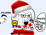 award christmas closed_eyes clothes crying fundamental_paper_education gooner hat ibispaint namefags onion ribbon sad soytan_is_nas spade speech_bubble variant:chudjak variant:soyak // 1285x974 // 591.0KB