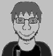 black_and_white compressed deep_fried deltarune friend_inside_me nate soyteen subvariant:soyak_front that_one_fucking_picture_of_nate_being_a_smug_little_bastard toy_story variant:soyak video_game woody // 382x402 // 53.5KB