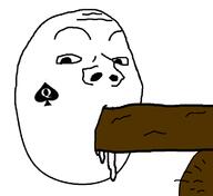 bbc blowjob egg food nsfw penis queen_of_spades smile soyjak subvariant:wholesome_soyjak tattoo variant:gapejak wholesome_egg // 710x650 // 35.3KB