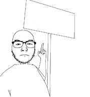 bald fingers glasses pointing_at_object pointing_up sign soyjak stare stubble template transparent_background variant:abortion_lover variant:uncjak // 900x963 // 35.9KB