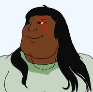 brown_skin clothes female hair kratos long_hair meta:namefags series:female_namefags shitskin subvariant:female_mexiaryan subvariant:female_meximutt subvariant:mexiaryan sweating trend:slopjak variant:meximutt warrior-z_(user) yellow_sclera // 886x872 // 23.1KB