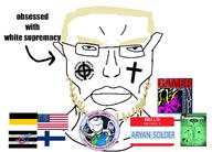 a10_eyes all_tomorrows aryan_soldier_(user) blond blue_eyes body buff christian_cross christianity clothes effortson finland hair hetero incelcore meta:namefags negative_xp russian_empire soyjak_party straight subvariant:pol_face subvariant:polaryan trend:aryan variant:chudjak white_pride white_shirt white_skin white_supremacy // 1000x720 // 123.6KB