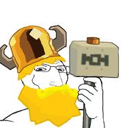 aryan beard blond hammer helmet subvariant:finnishmutt variant:gapejak viking // 908x881 // 51.9KB