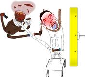 2soyjaks angry arm black_skin blood bloodshot_eyes blush buff bwc chud clenched_teeth closed_mouth crying deformed distorted egg glasses hand mirror pointing poop portal rope smile smirk smug soyjak stubble variant:chudjak variant:soyak variant:two_pointing_soyjaks // 2180x1796 // 556.3KB