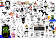 4chan animal anime antenna arm baguette balding beard beret black_skin blood bloodshot_eyes blue_eyes blur brainful bread brown_hair charlie_chaplin chicken clothes collage concerned country crying distorted dog doge drinking dutch ear ear_removal eating eyes_popping fat fez fish flag food france frog frown full_body glass glasses glowing glowing_eyes glowing_glasses gotye green green_skin grin groomer hair hairy hand hands_up happy hat holding_object i_love irl janny large_eyebrows leg map mexico milk monkey morocco multiple_soyjaks music mustache necktie netherlands nintendo nintendo_switch open_mouth orange_eyes orange_hair paint paper pepe phone pink reddit scared scissors shaking smile smug snail soccer somebody_that_i_used_to_know soy soy_milk soyjak soyjak_holding_phone soylent speech_bubble stretched_mouth stubble subvariant:soyak_front subvariant:waow suit suspenders sweating text toad tshirt turkiye uzaki_chan_wa_asobitai uzaki_hana variant:a24_slowburn_soyjak variant:bernd variant:chudjak variant:esam variant:excited_soyjak variant:gapejak variant:hot_sauce variant:markiplier_soyjak variant:monkeyjak variant:reaction_soyjak variant:snoojak variant:soyak variant:soyfish variant:unknown vein video_game waow white_skin wine wojak yellow_skin yellow_teeth zoomer // 11830x8054 // 17.0MB