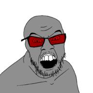 9a0c admin angry glasses meta:namefags soyjak stubble variant:feraljak // 1500x1500 // 83.4KB