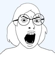 angry eyebrows female glasses hair looking_at_you open_mouth series:foidjaks subvariant:female_cobson template transparent_background variant:cobson // 922x956 // 20.1KB
